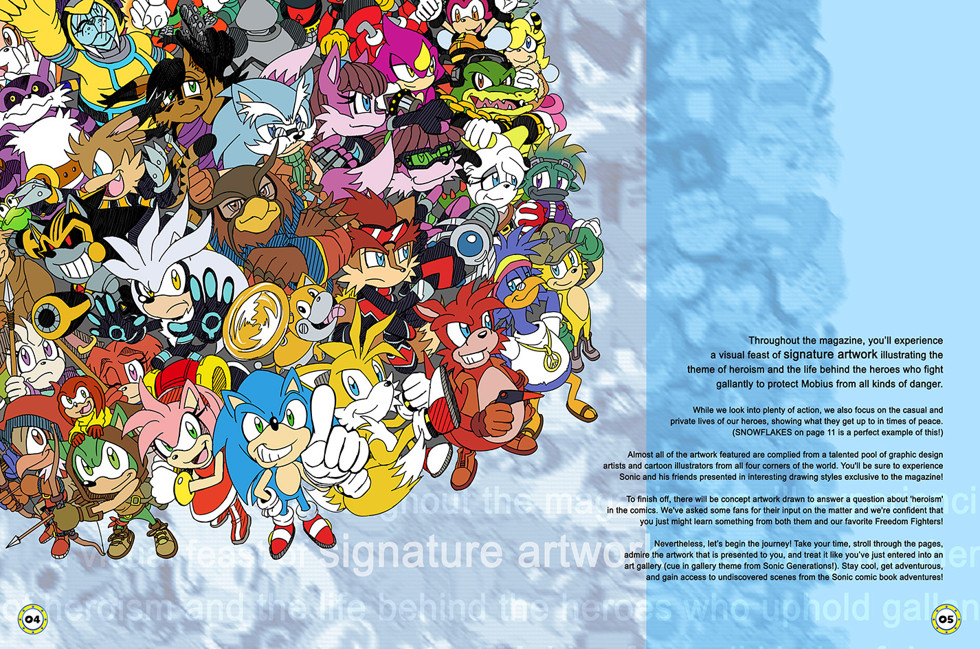 Sonic Art Collection (Pages 04-05)