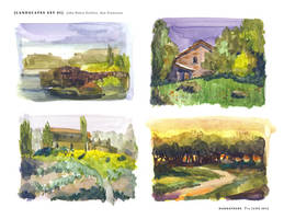 Watercolor Studies - [Landscapes SET 01]