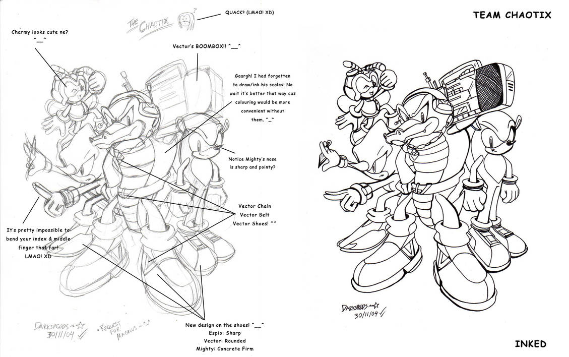 Team Chaotix by darkspeeds
