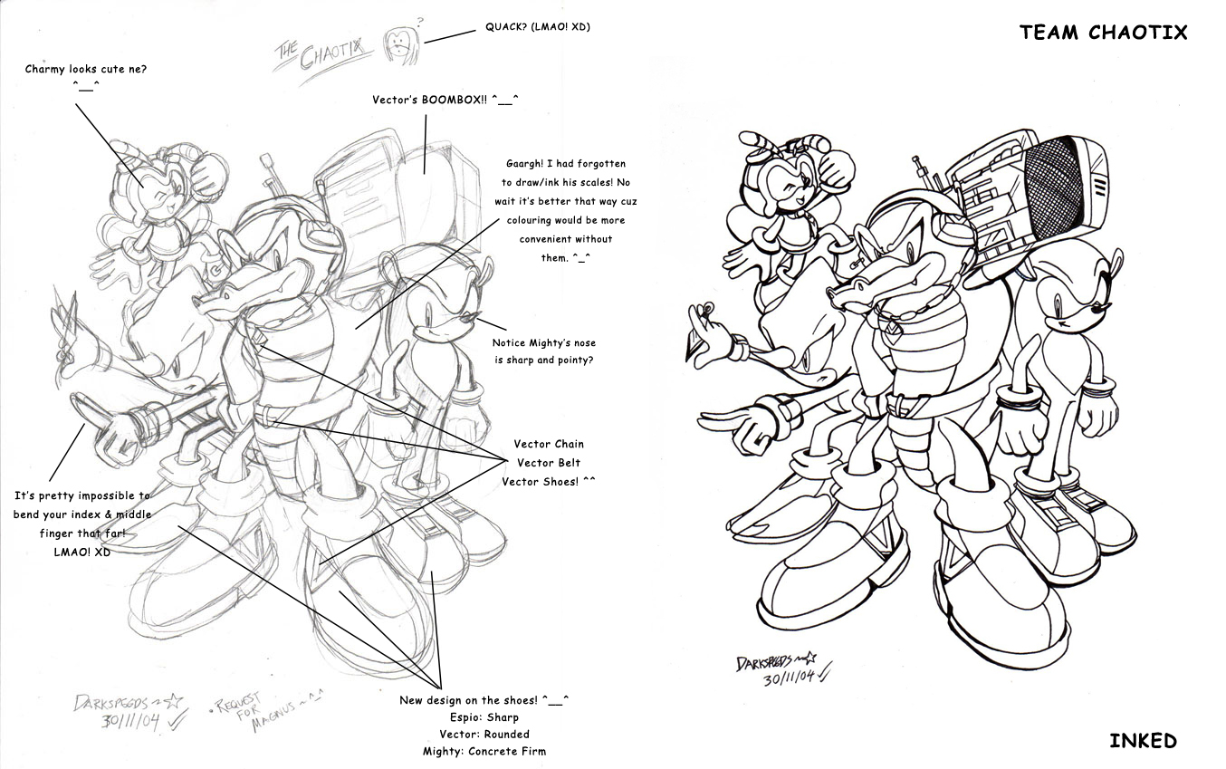 Team Chaotix by darkspeeds