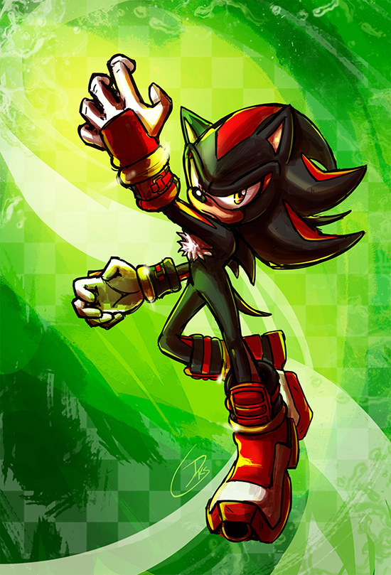 Sonic Boom Shadow Fan Design, Shadow The Hedgehog