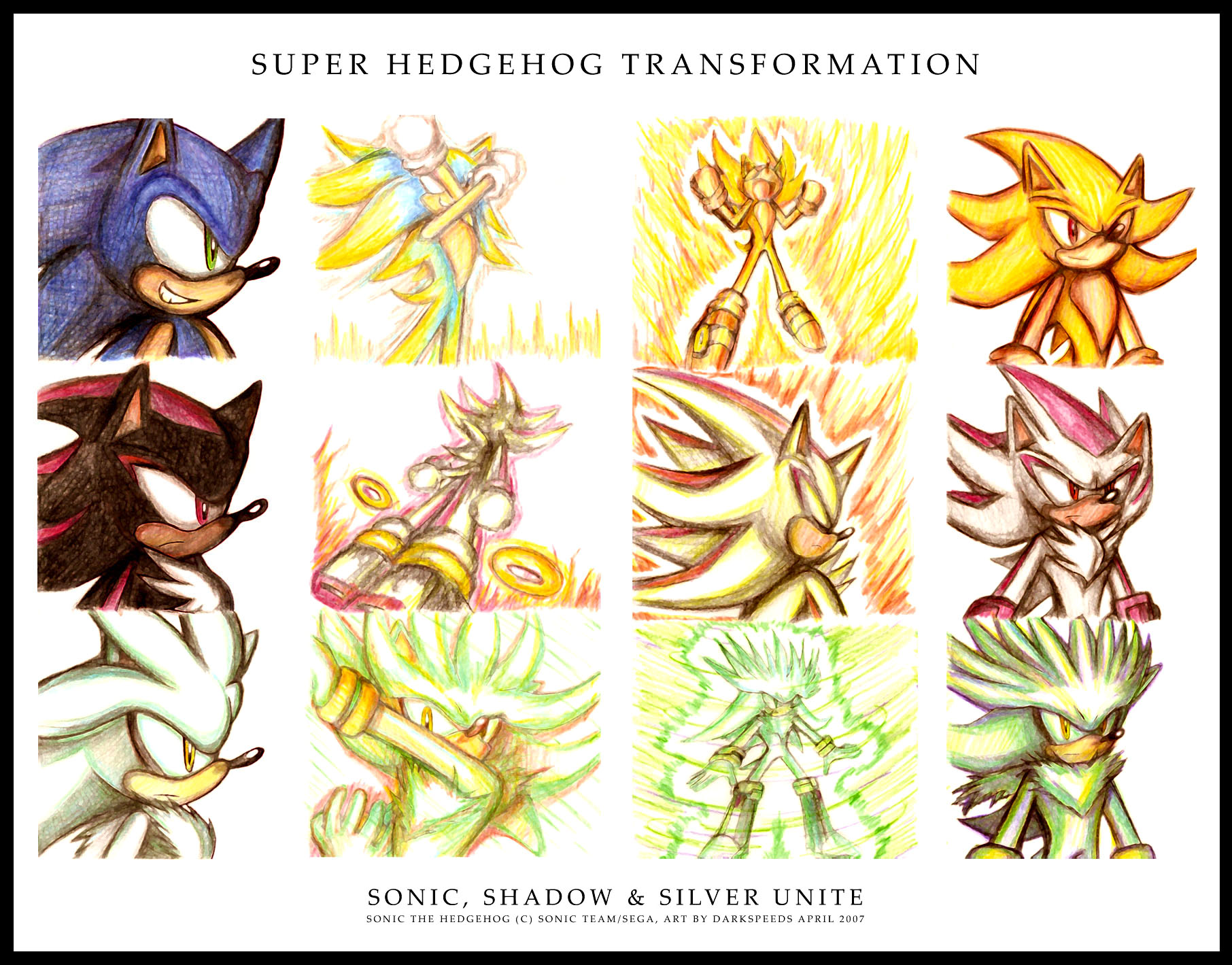 Sonic Forms Meme with Shadow by tortaviso on DeviantArt