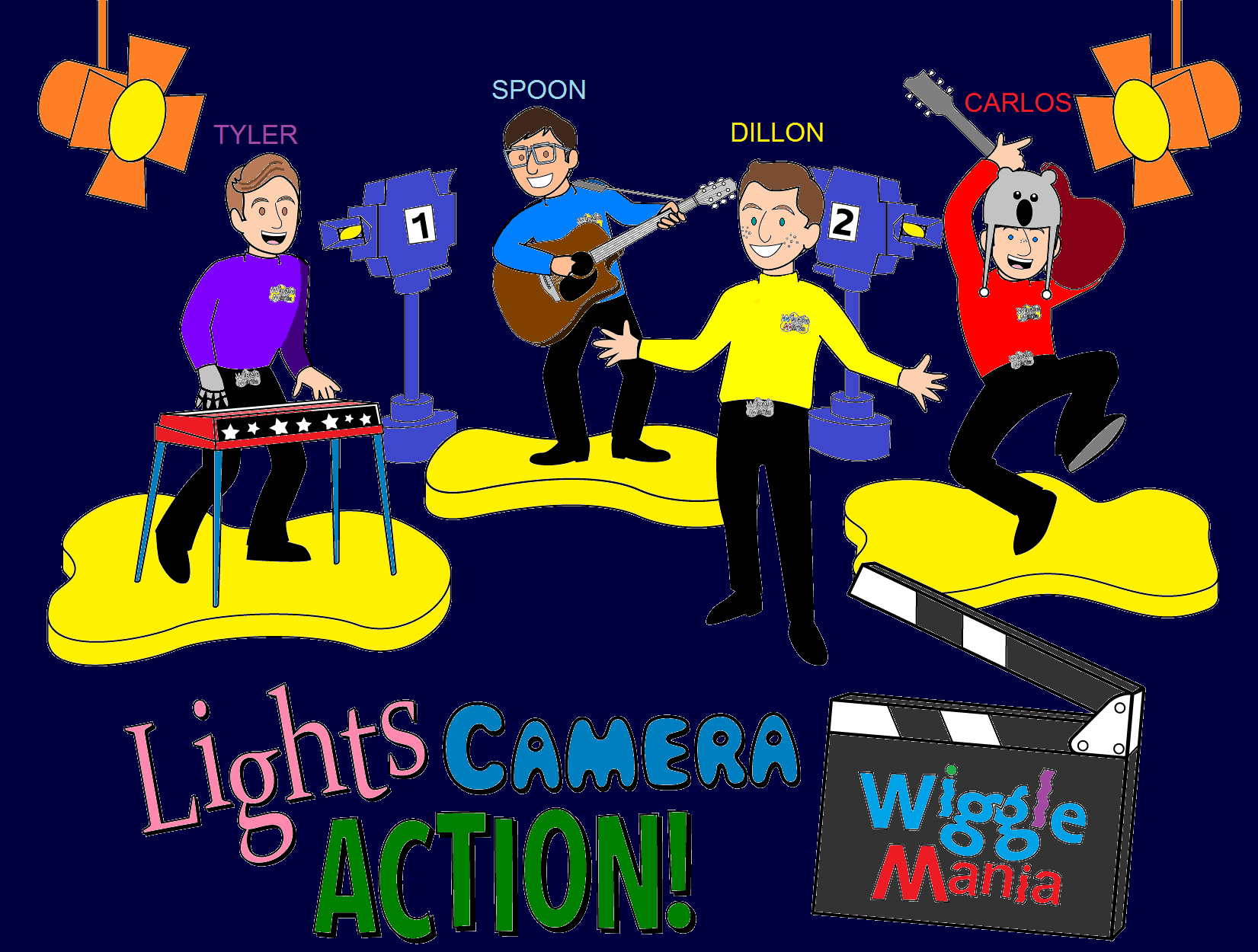 Lights Camera Action! Coloured by OscarDaLightningBolt on DeviantArt
