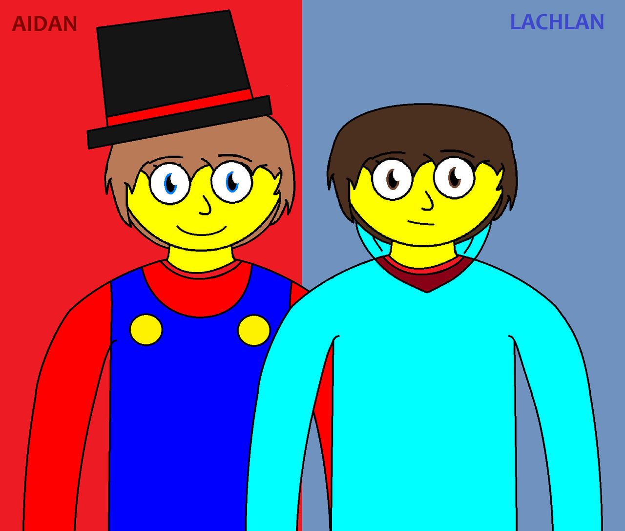 Aidan and Lachlan by OscarDaLightningBolt on DeviantArt