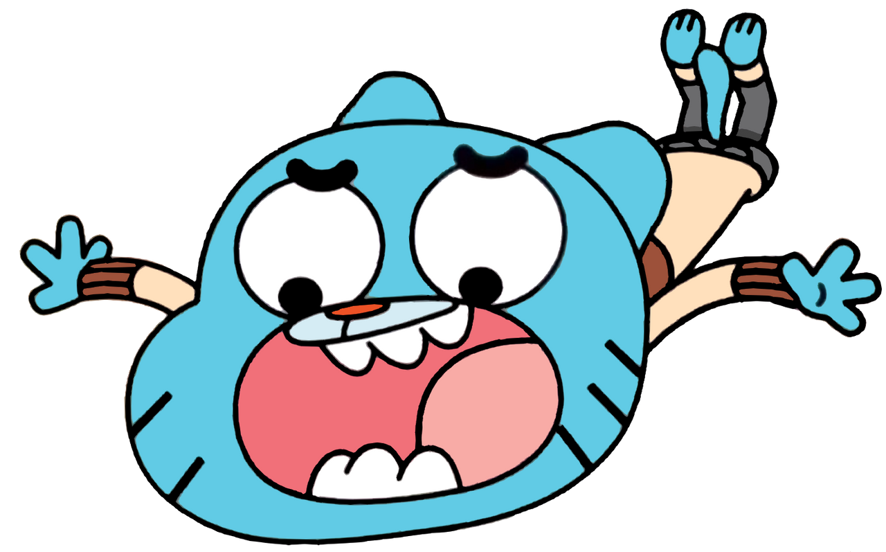 Gumball Falling (Vector) by OscarDaLightningBolt on DeviantArt