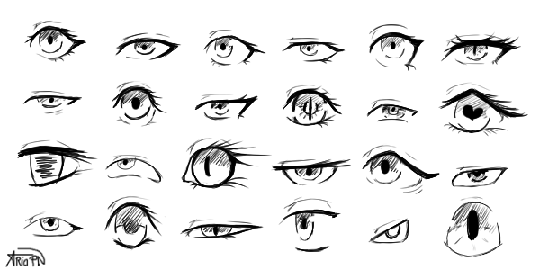 Practice - Eyes #1 by AriaPN