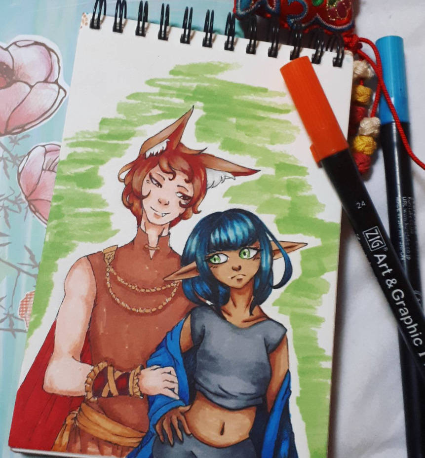 The Lady and the Fox by AriaPN