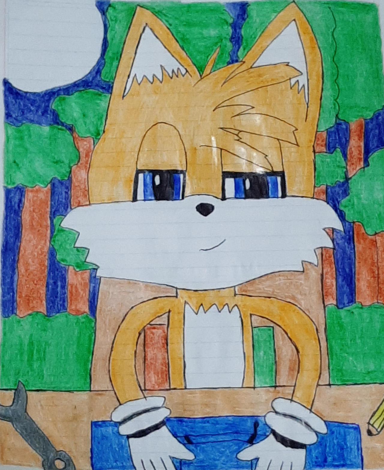 Tails Work Machine Tails worked in his gadgets in the night by ollythecat on DeviantArt