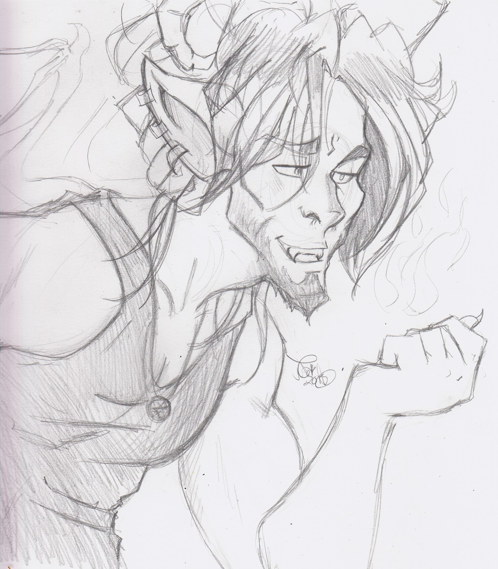 The Devil's Left Hand Man by calicokatt