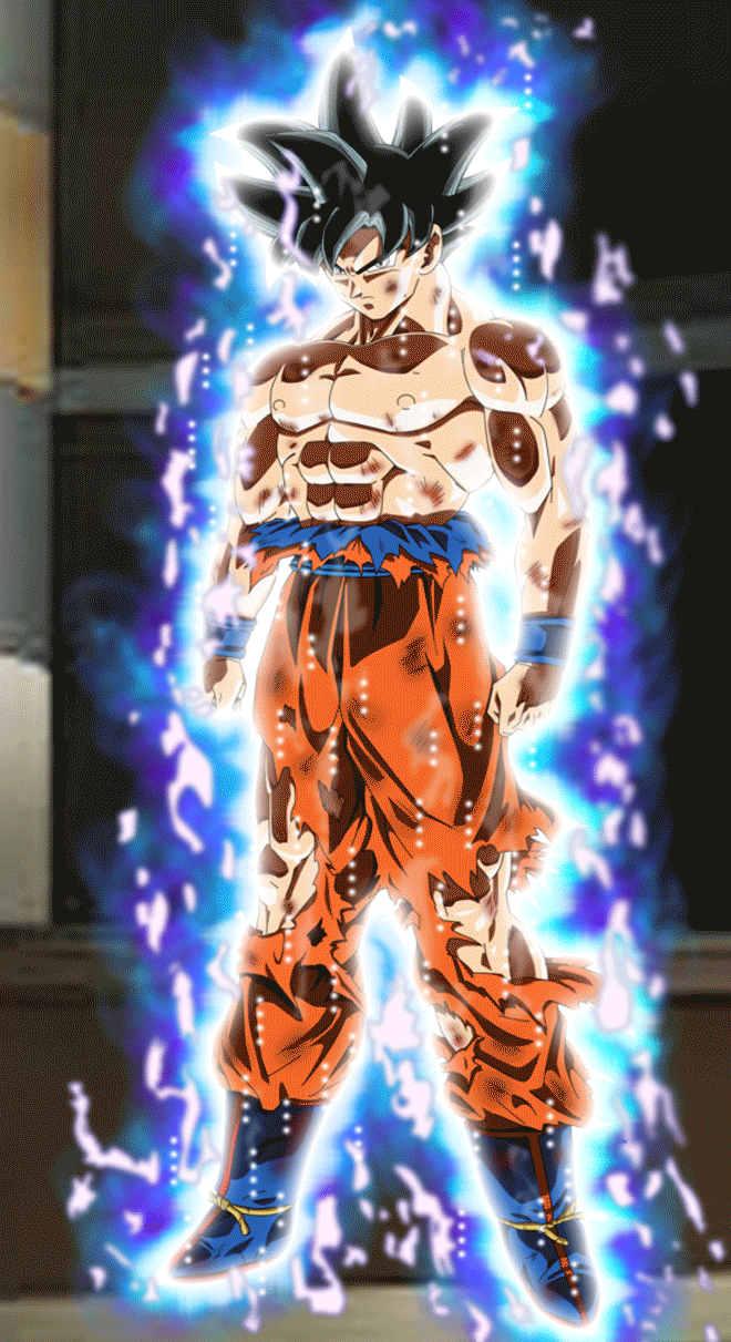 Ultra Instinct Goku (Animated GIF) by Austin-Rose on DeviantArt