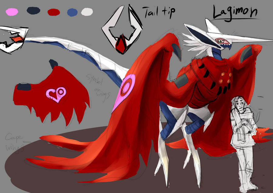 Digimon Ruff Rough Armor Digimon Concept - Lagimon by CanCrunchGoats on DeviantArt
