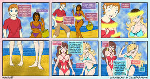Mario Beach (TG) Transformation Comic by Kimeria87