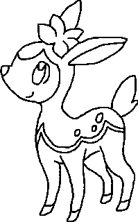 Deerling lineart