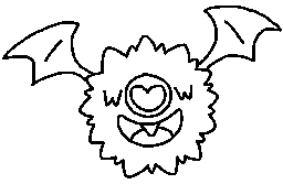 Woobat Lineart