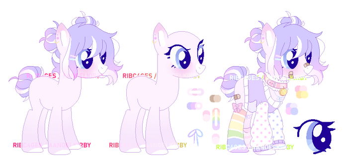 Toothpaste Girl - Refrence Sheet