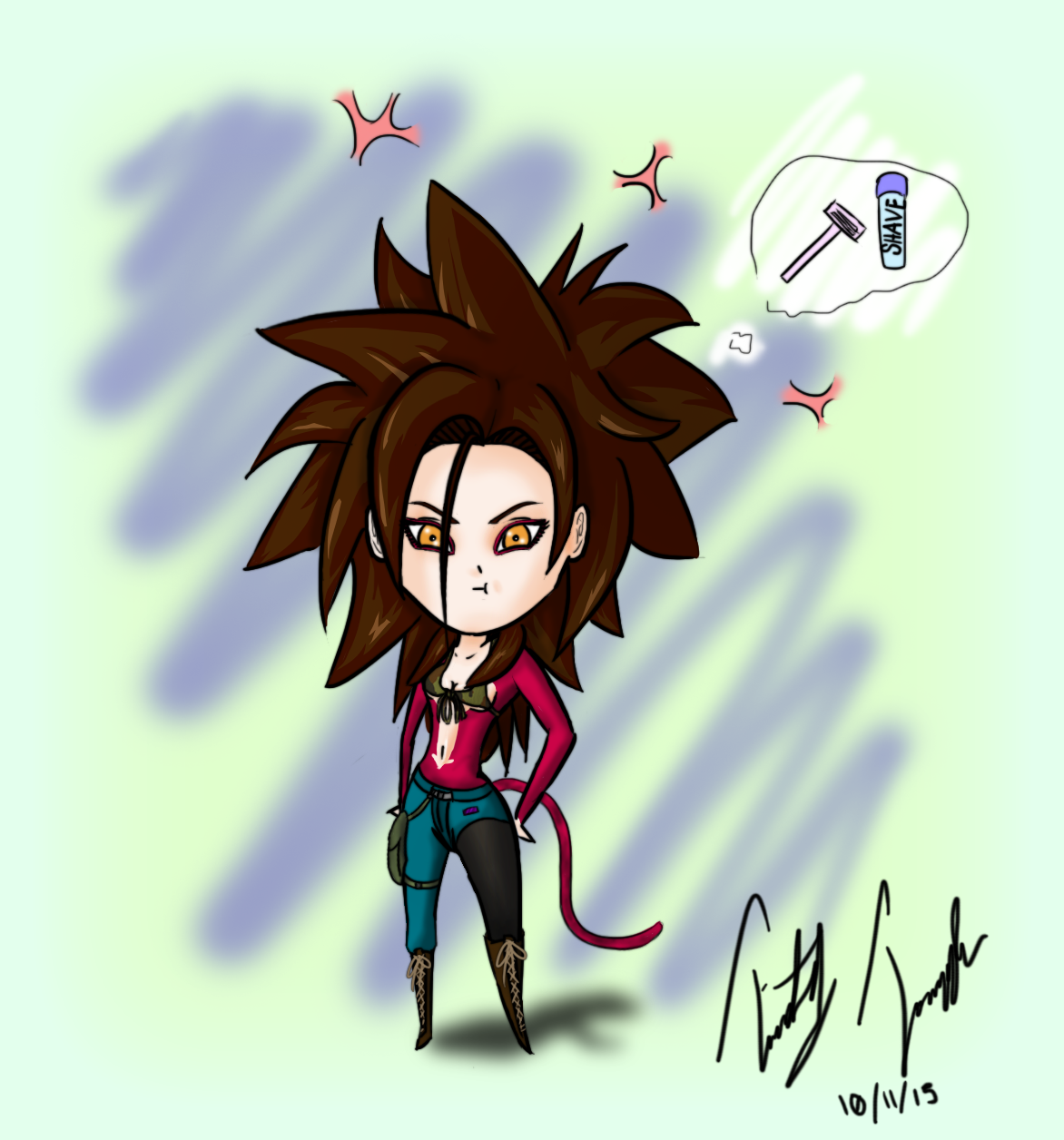 Chibi Hakiza ssj4