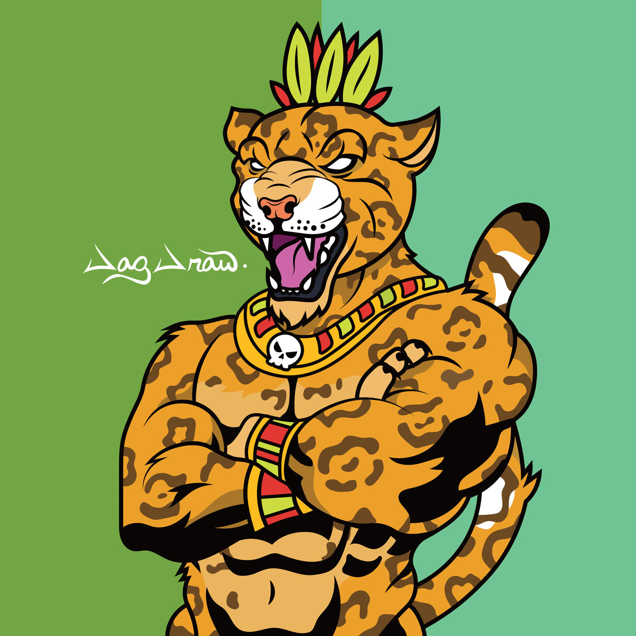 Jaguar Warrior by Dagdraw on DeviantArt