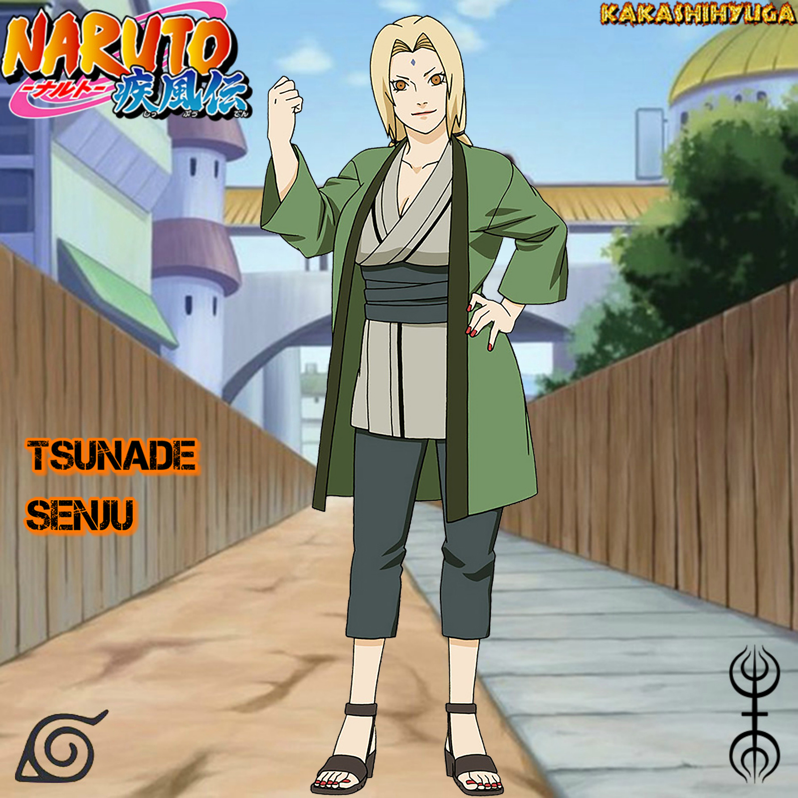 Naruto Uzumaki Senju Clã Clã Uchiha Tsunade, corpo inteiro