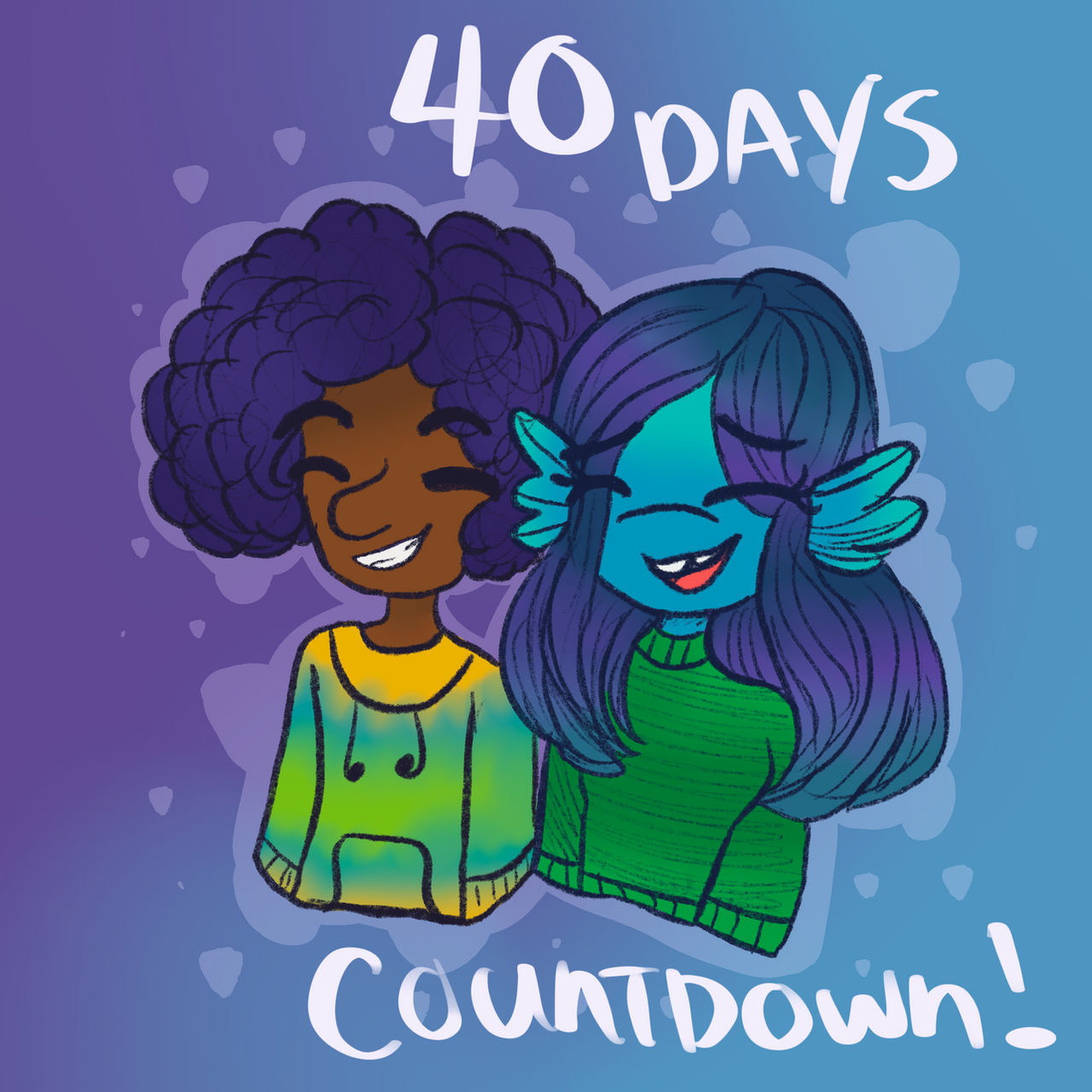 Deviantart Countdown Timer 40 Day Countdown Drawing by butterflysketch88 on DeviantArt