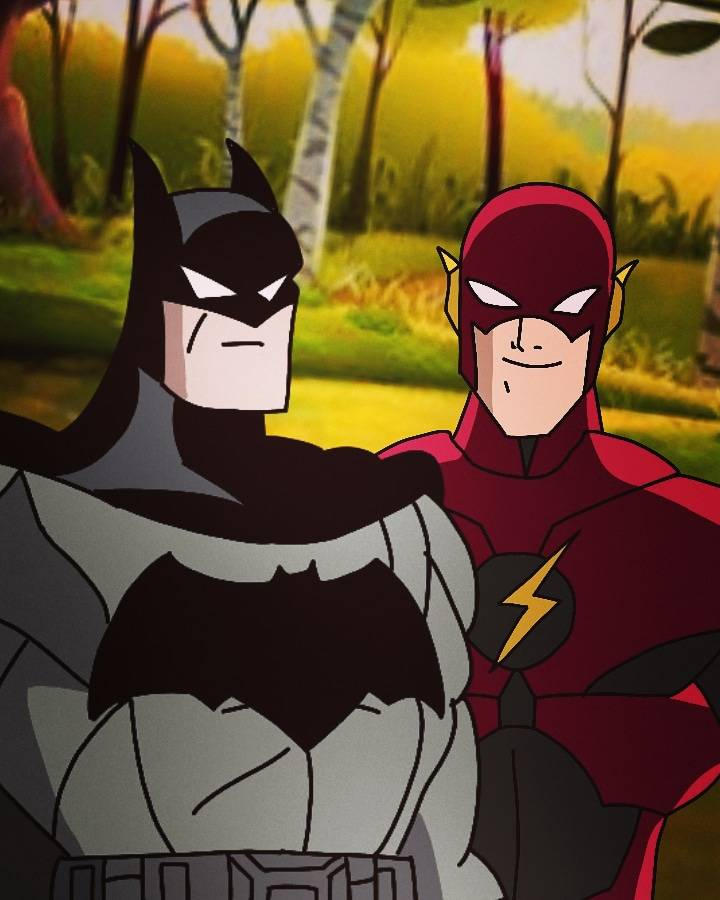 Batman and Flash (Do you have a satellite?) by sonic20999 on DeviantArt
