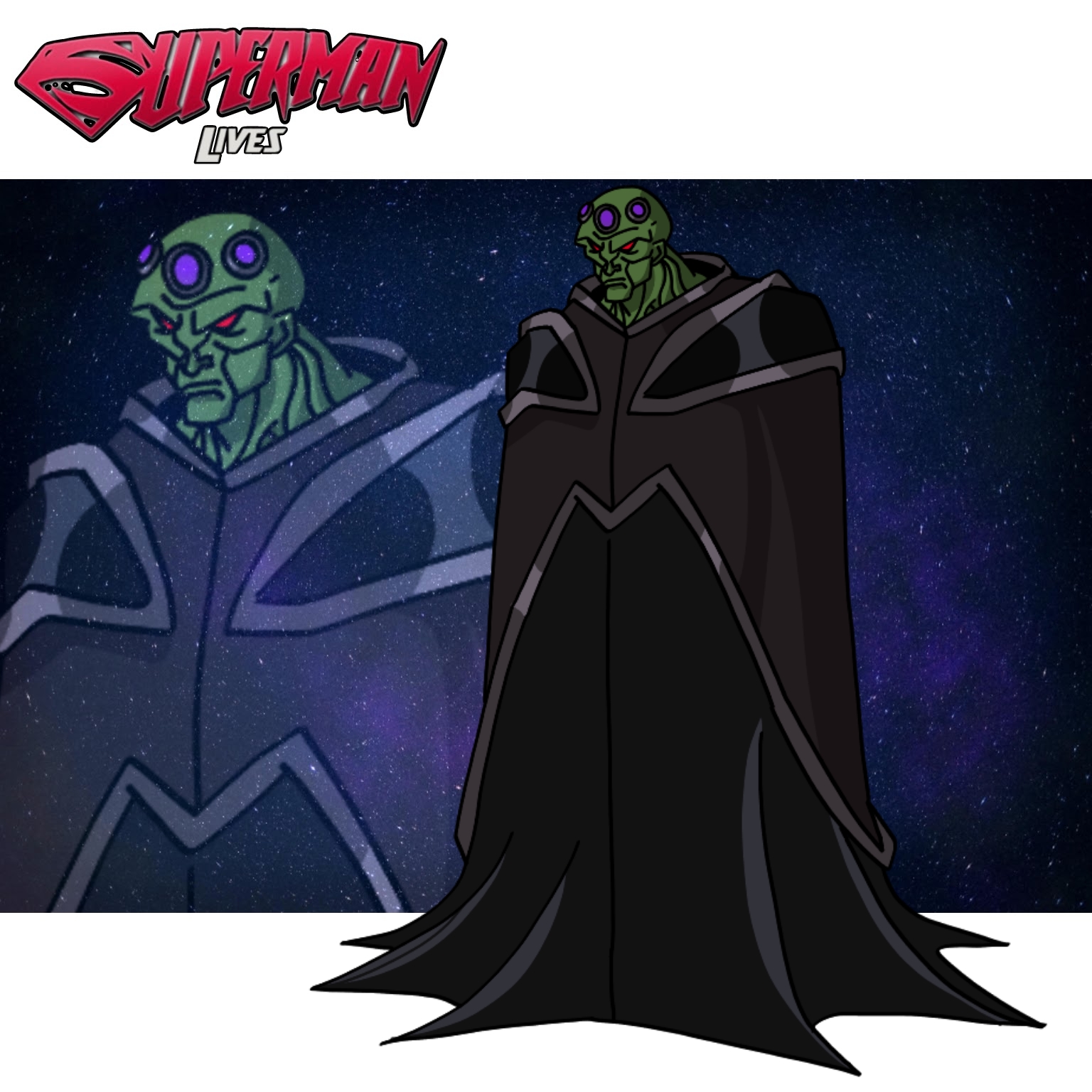 Brainiac from Superman lives by TheHedg3hog20 on DeviantArt