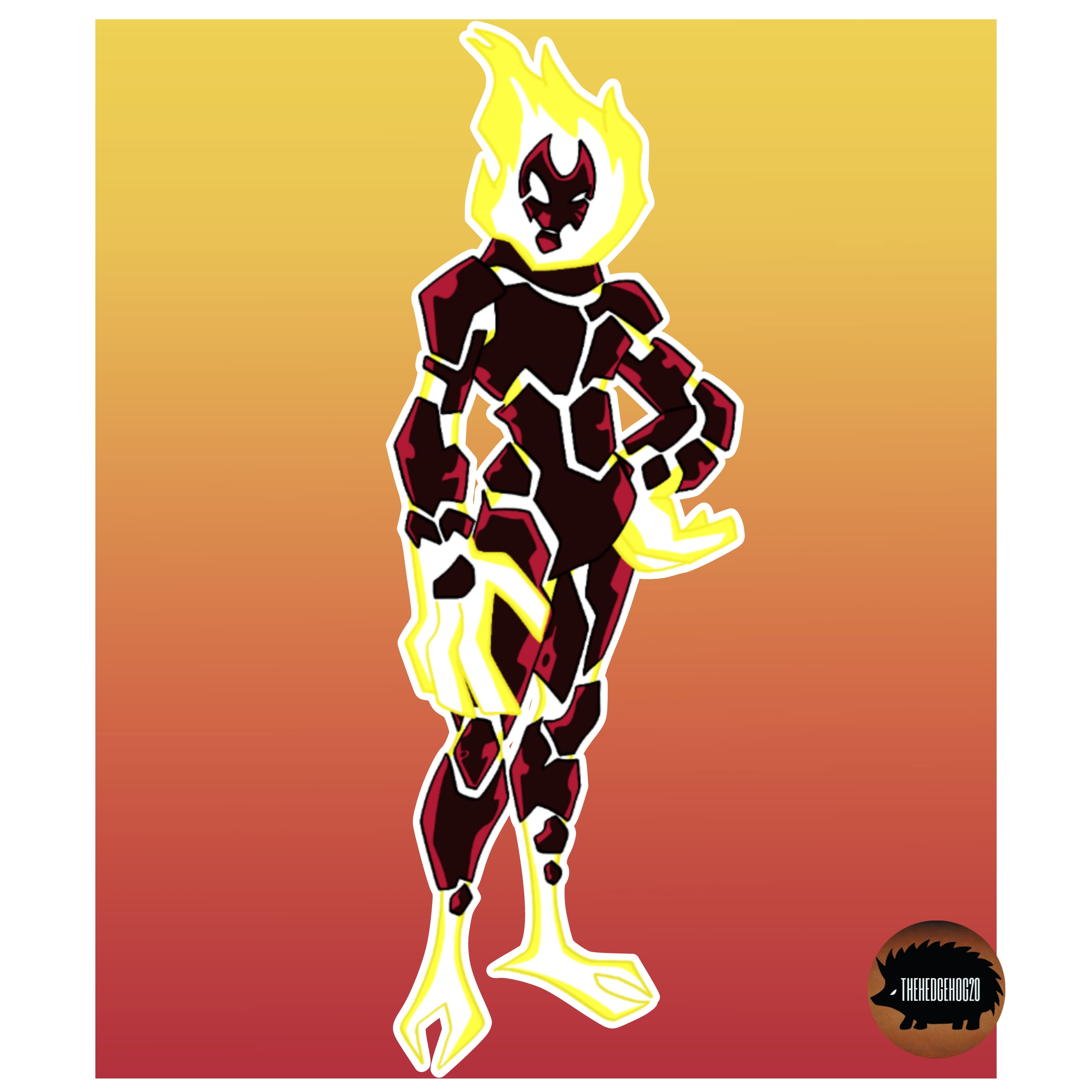 Female Pyrionite - (Art Request) by TheHedg3hog20 on DeviantArt