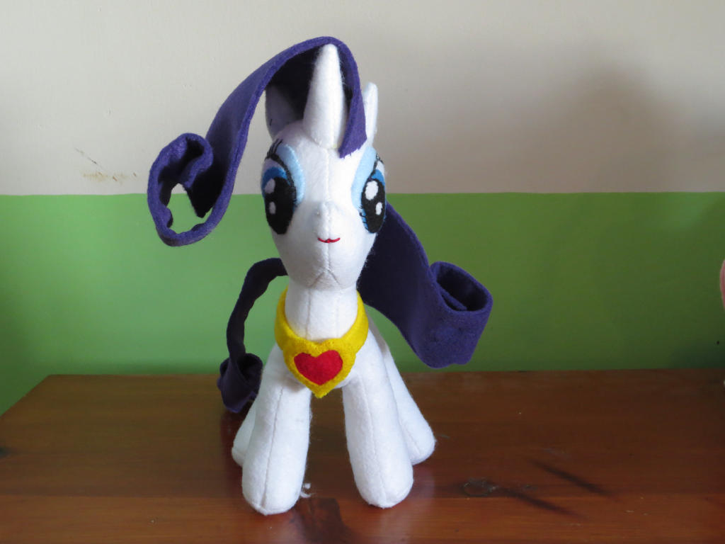 Fire Ruby Rarity (Front View) by Cuddle-Plush on DeviantArt