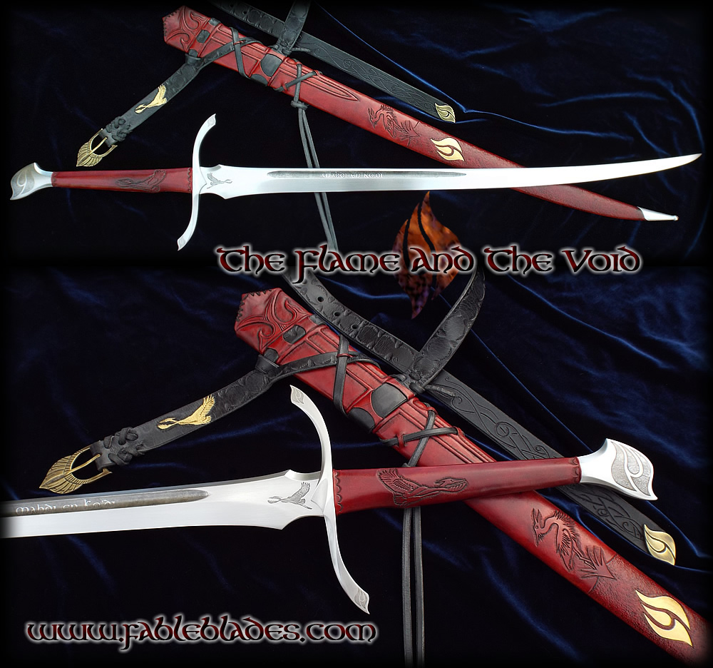 The Flame and the Void - Heron Mark Sword by Fable