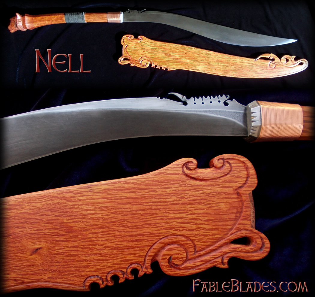 Panabas Nell - Tiger themed Panabas (Filipino Sword) by Fableblades on DeviantArt