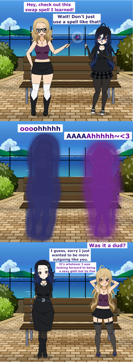 The Swap Spell That Did Not Work by lover8888 on DeviantArt The Swap Spell That Did Not Work by lover8888 on DeviantArt