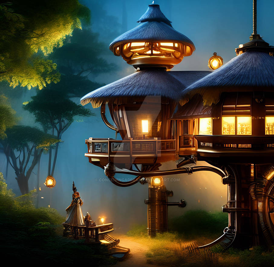 Epic Treehouse 002 by ConceivingaDream on DeviantArt