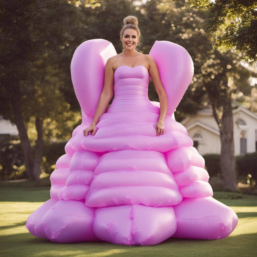 Inflatable prom dress by inflatablefan8462 on DeviantArt