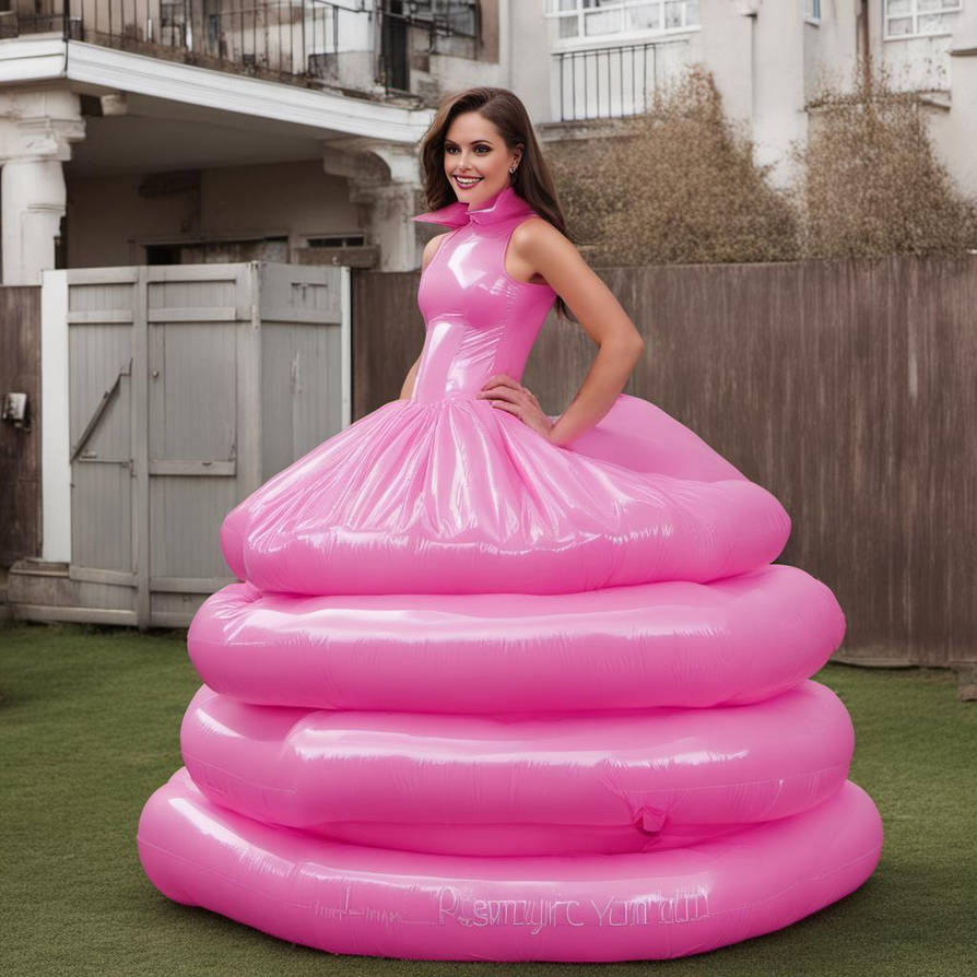 Inflatable PVC Prom Dress by inflatablefan8462 on DeviantArt