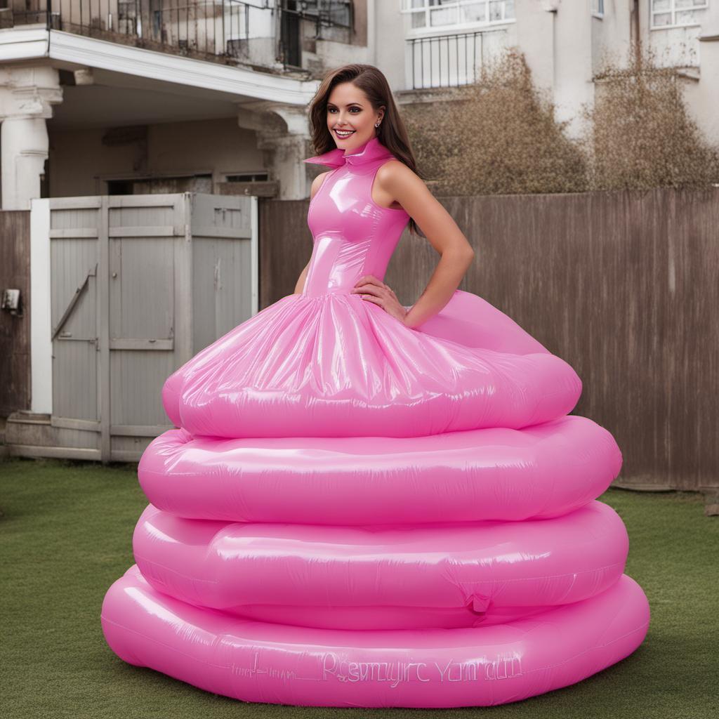 Inflatable PVC Prom Dress by inflatablefan8462 on DeviantArt