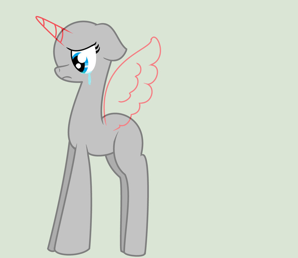MLP Base Sad by GalaxySwirlsYT on DeviantArt