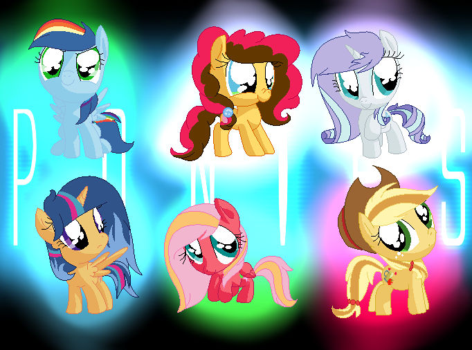 Mlp Rd Mane MLP Mane 6 by GalaxySwirlsYT on DeviantArt