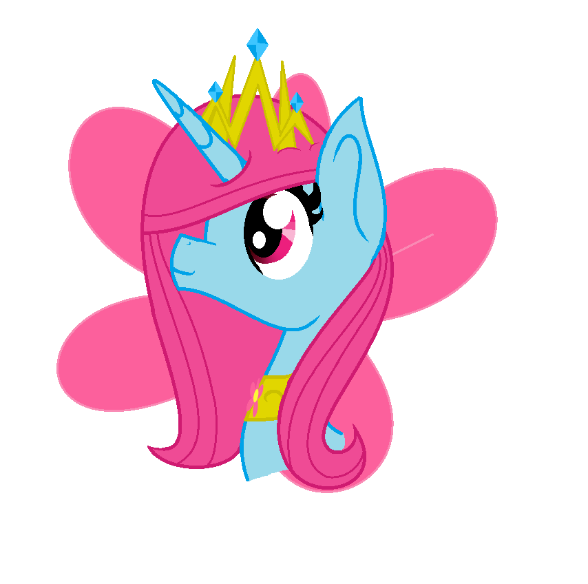 MLP Princess Blue Flower by GalaxySwirlsYT on DeviantArt