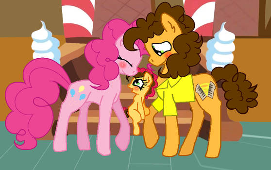 MLP Pinkie Pie And Cheese Sandwich, And They Daugh