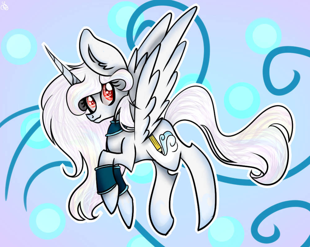 Sharp Mlp MLP WhiteSharp Commissions by GalaxySwirlsYT on DeviantArt