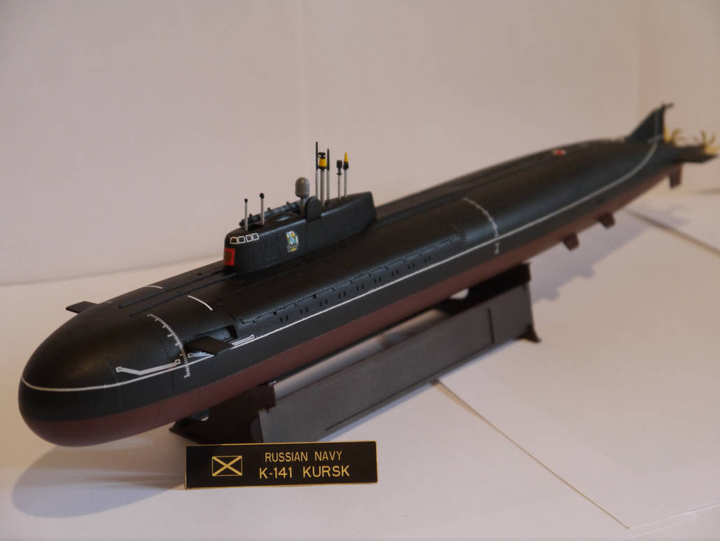 1/350 K-141 KURSK scale model by QUATTROVALVOLE on DeviantArt