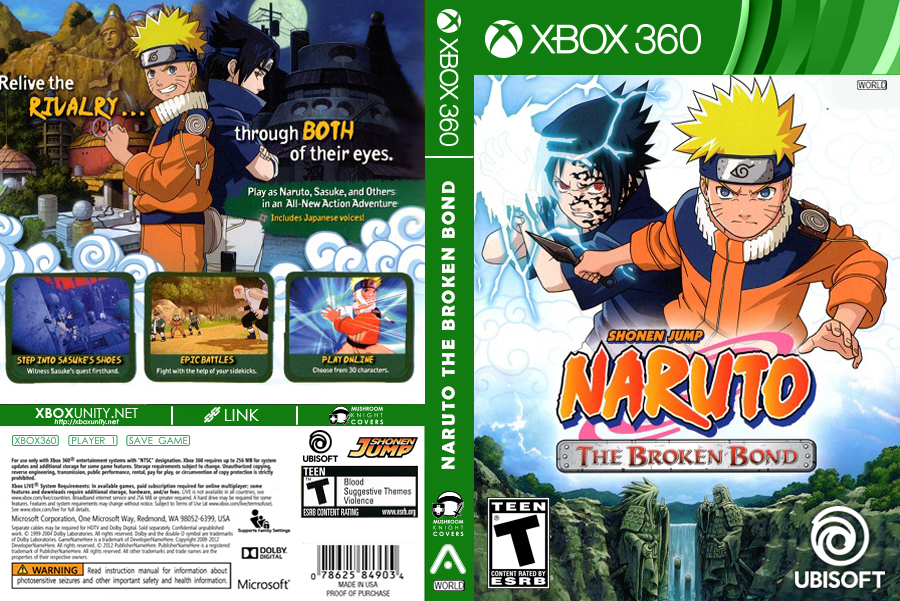 Naruto The Broken Bond RGH XBOX360 by mushroomstheknight on DeviantArt