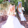 'Chiubiusa and Queen Serenity' Sailor Moon cosplay