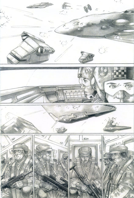 Star wars story page 5