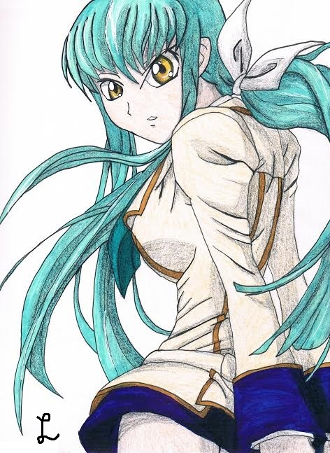 Code Geass Drawling C.C. Drawing Code Geass by LizChwan on DeviantArt