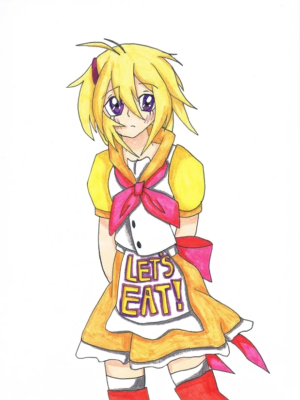 FNAF 1: Chica the chicken Human Anime by Ravencharmingwattpad on DeviantArt