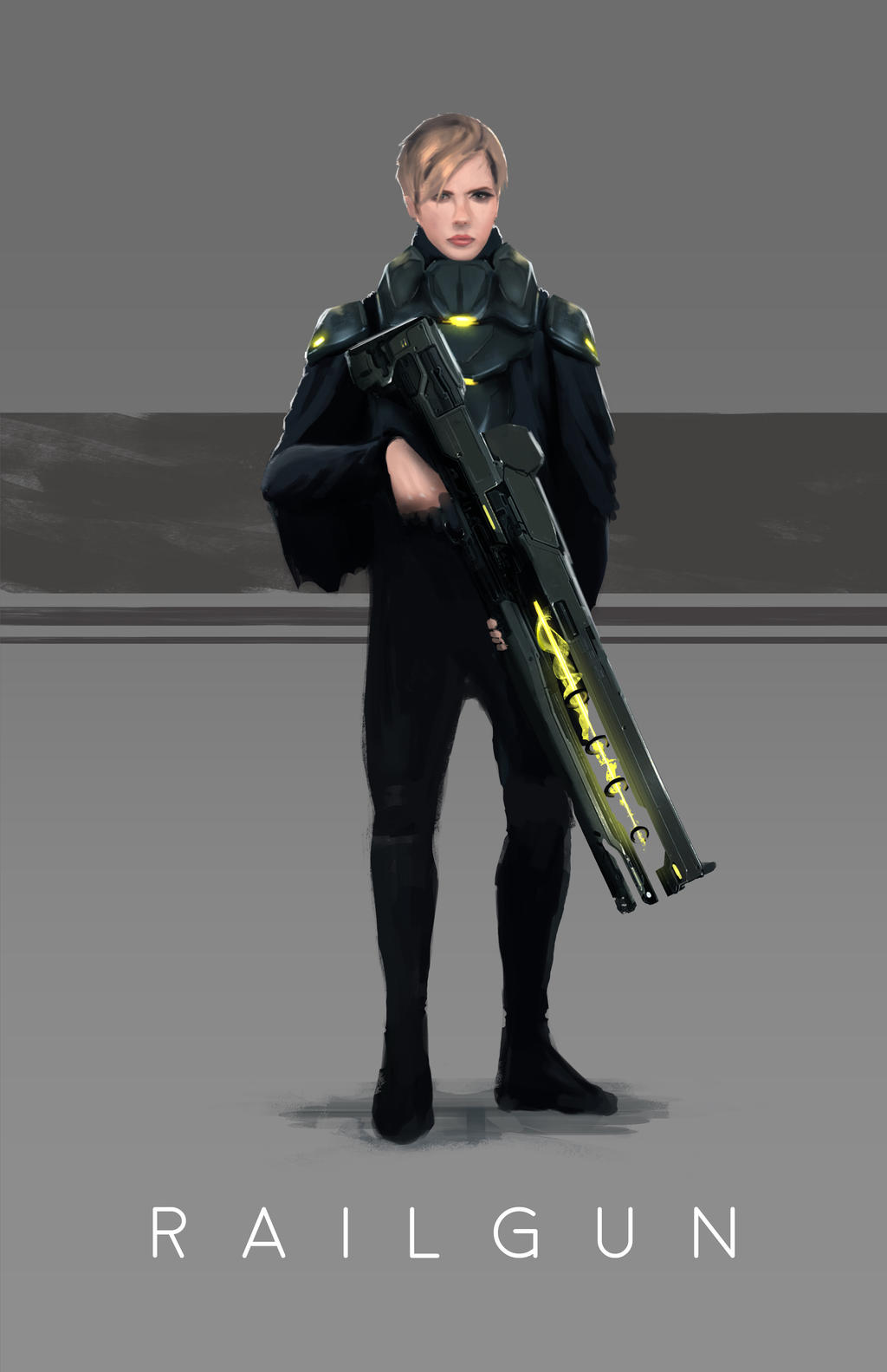 Railgun - Character Design Practice by Raphbot on DeviantArt