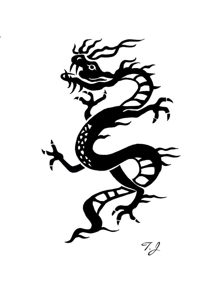 Chinese Dragon Tribal