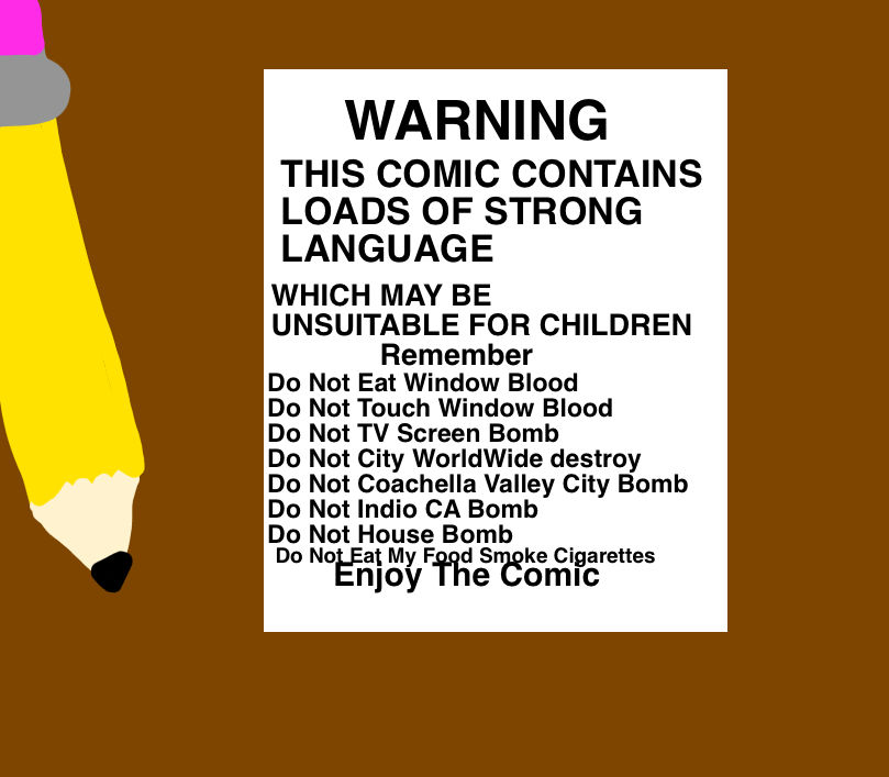 Draw of warning by DonovanNBC1979 on DeviantArt