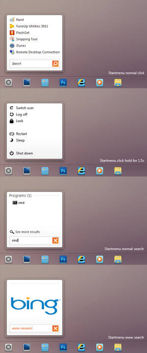 Windows 8 Startmenu Concept