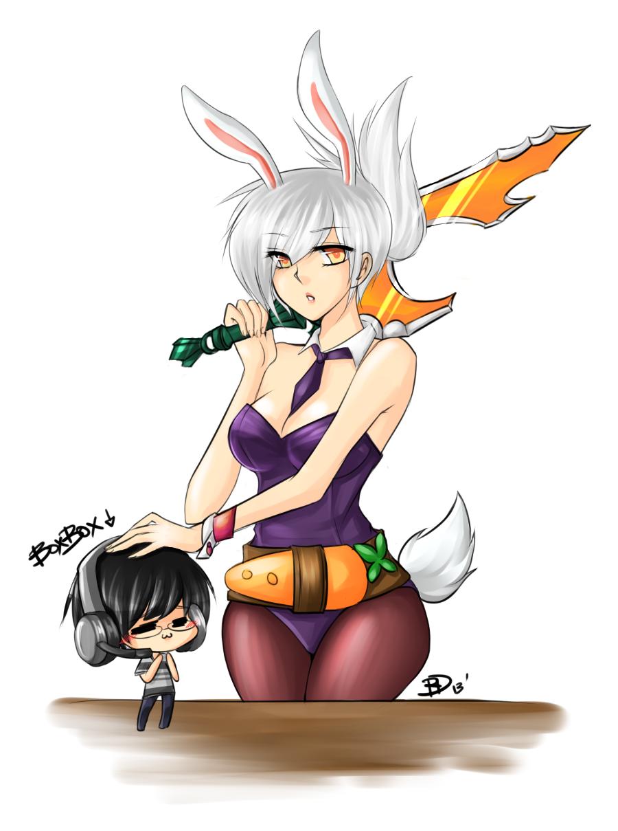 BoxBox bunny girl Riven by kawailemon on DeviantArt